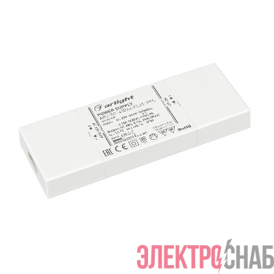 Блок питания ARV-SP-48024-FLAT-PFC 48В 0.5А 24Вт IP20 пластик Arlight 052079