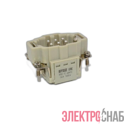 Вставка контактная постоянное число полюсов HDC-E-6MTC СТЭЗ 187150191