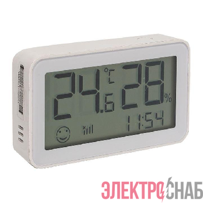 Датчик температуры и влажности с экраном умный Zigbee Connect EKF is-th-zb