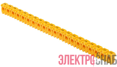 Маркер открытого типа KE 0.75-1.5кв.мм символ &amp;quot;J&amp;quot; (уп.200шт) IEK UMK-KE1-J