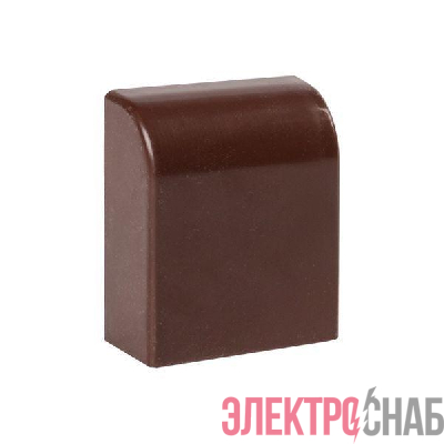 Заглушка 20х10 под темн. дерево Plast PROxima (уп.4шт) EKF ecd-20-10x4