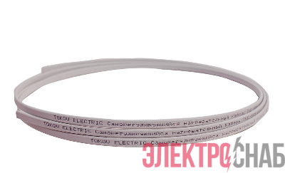Кабель нагревательный саморег. 16Вт/м без экрана термопласт (300м) TOKOV ELECTRIC TKE-SRM-16-2