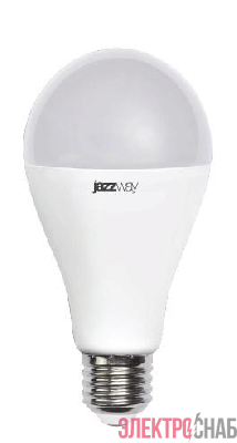 Лампа светодиодная PLED-SP 30Вт A65 5000К холод. бел. E27 230/50 JazzWay 5019720