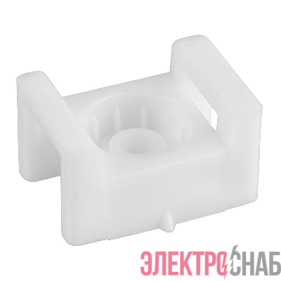 Площадка под стяжку для прямого монтажа 22х16мм бел. (уп.100шт) Rexant 07-2110