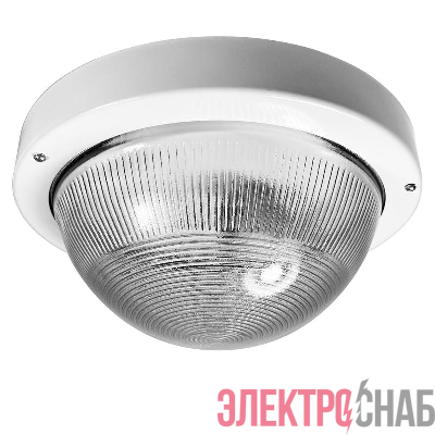 Светильник НПП 03-100-001 "Селена 1" 1х100Вт E27 IP65 корпус бел. Элетех 1005500139