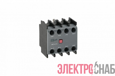 Приставка контактная лицевой установки 2НО+2НЗ ПКЛ-02 DEKraft 22175DEK