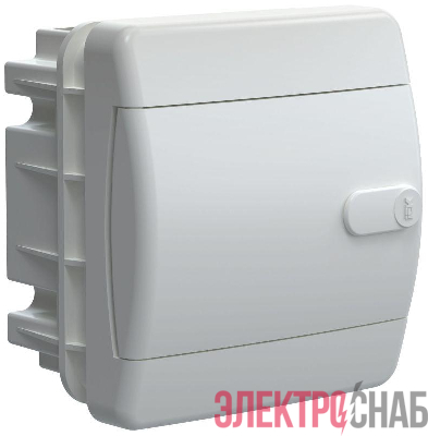 Корпус пластиковый ЩРВ-П-4 IP41 бел. дверь UNION Compact IEK UIC-KP13-V-04-41-K01