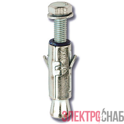 Анкер забивной М8 усил. с болтом (уп.25шт) DKC CM460850