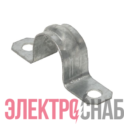 Скоба крепежная двухлапковая d19-20мм метал. (уп.10шт) PROxima EKF sm-2-19-20-r