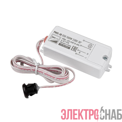 Датчик движения PMS-IR 050 500Вт 230В 30град. WH IP20 Jazzway 5059092
