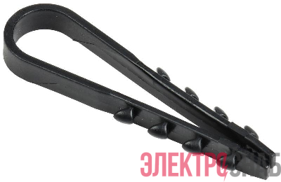 Дюбель-хомут 5-10мм для круглого кабеля нейлон черн. (уп.100шт) IEK UHH36-5-10-100