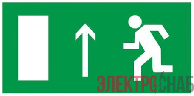 Знак &quot;Направление к эвакуационному выходу прямо&quot; 150х300мм PROxima EKF an-5-07