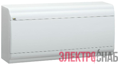 Бокс ЩРН-П-18 мод. навесной пластик IP41 PRIME бел. дверь IEK MKP82-N-18-WD-41-10