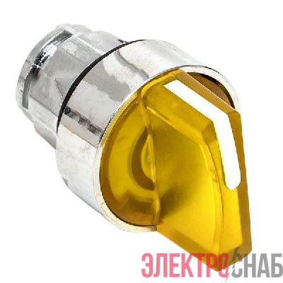 Механизм переключателя исполнительный ХB4 желт. на 3 положения с фиксацией с подсветкой с короткой ручкой PROxima EKF XB4BD3FL-Y