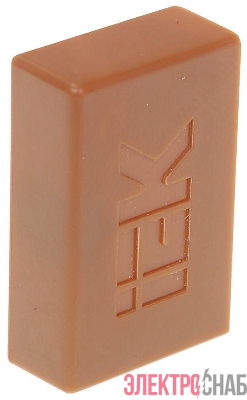 Заглушка 20х10 КМЗ дуб (уп.4шт) ELECOR IEK EL-KK10D-Z-020-010-K11