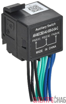 Контакт дополнительный левый MCCB типоразмер A; D 3НО 3НЗ ARMAT IEK AR-MCCBD-AU-000-0-04-C