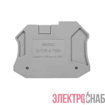 Изолятор торцевой для клемм TUR-2.5-TWIN DKC D-TUR-2.5-TWIN