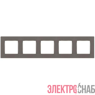 Рамка 5-м 12-5205-16 Классик титан Эра Б0067796