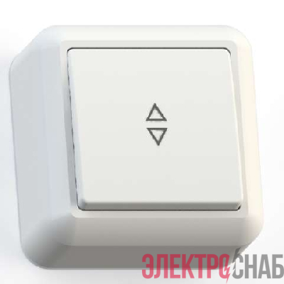 Переключатель 1-кл. ОП Оптима 10А А610-385 с монтаж. пластиной бел. Кунцево 8002