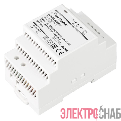 Блок питания ARV-DR60-12 12В 4.5А 54Вт IP20 DIN-рейка Arlight 034672