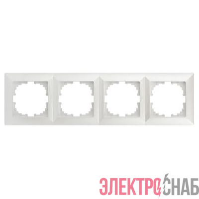 Рамка 4-м СП Solo 4-504-06 перламутр Intro Б0053997