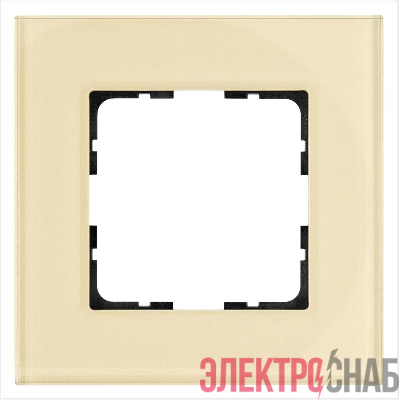 Рамка 1-м G-Glass стекло шампань Champagne Gold Jasmart G1001GG