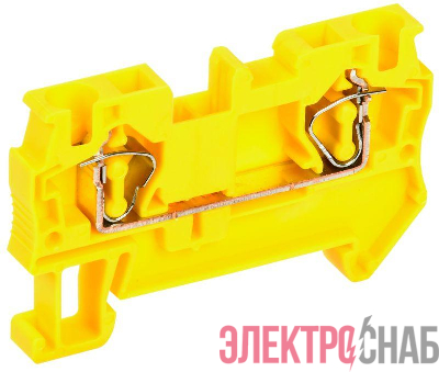 Клемма пружинная КПИ 2в-4 41А желт. IEK YZN11-004-K05