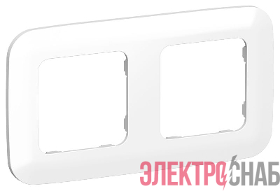 Рамка 2-м СП FLITE РУ-2-А-ФлБ бел. IEK FI-M22-31-20-K01