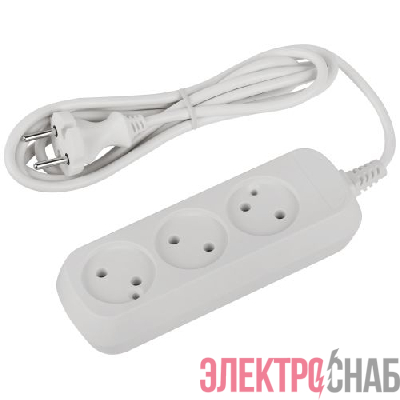 Удлинитель 3х1.5м без заземл. ПВС 2х0.75 UDL-10-315 Greenline Эра Б0065048