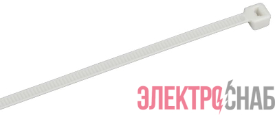 Хомут 3.6х200мм P6.6 самозатухающий бел. (уп.100шт) IEK UHH90-D036-200-100-K01