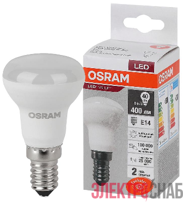 Лампа светодиодная LED Value LV R39 40 5SW/840 5Вт рефлектор матовая E14 230В 10х1 RU OSRAM 4058075582576