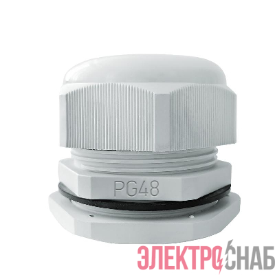 Ввод кабельный (сальник) PG-48 IP68 сер. TOKOV ELECTRIC TKE-PG-48-G