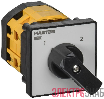 Переключатель кулачковый 10А (сх. 55) стандартная рукоятка IEK MI-CS10-010-055