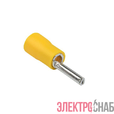 Наконечник штыревой круглый изолированный НШКИ 2.5-6.0 (уп.50шт) EKF nshki-2.5-6.0