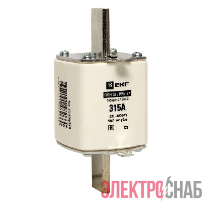 Вставка плавкая ППН-37 400/315А габарит 2 PROxima EKF fus-37/400/315