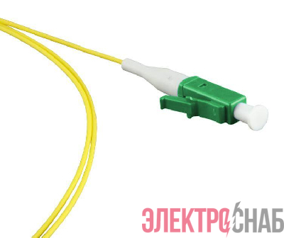 Пигтейл FPT-B9-9-LC/UR-1M-LSZH-YL волоконно-оптический SM 9/125 (OS2) LC/UPC 1м LSZH Hyperline 36771