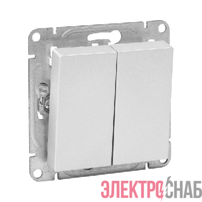 Выключатель проходной 2-кл. СП Эпика механизм алюм. EKF UP1-SWA-21