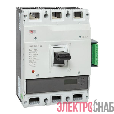 Выключатель автоматический 1000А 100кА AV POWER-4/3 ETU6.2 AVERES EKF mccb-43-1000H-6.2-av