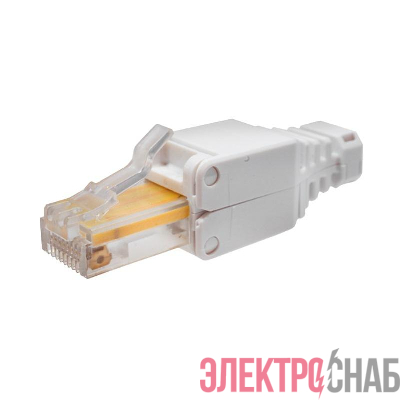 Коннектор 8P8C U/UTP кат.5E RJ-45 безынструментальный (DIY) SUPRLAN 10-0218-1