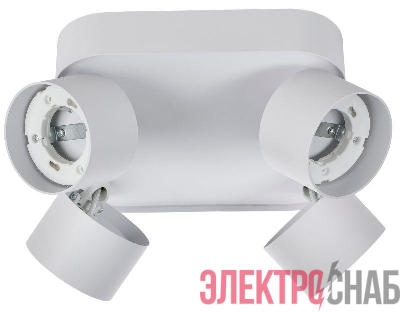 Светильник 4044 накладной потолочный 4хGX53 бел. IEK LT-UPB0-4044-GX53-1-K01