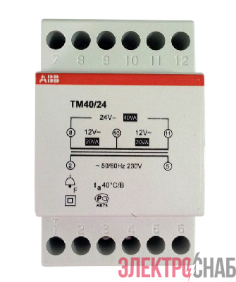 Трансформатор звонковый TM40/24 ABB 2CSM228785R0802