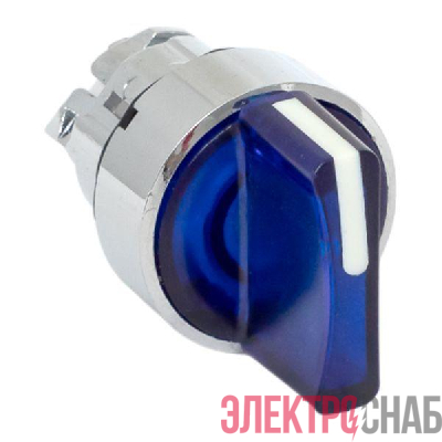 Механизм переключателя исполнительный ХB4 син. на 2 положения с фиксацией без подсветки с короткой ручкой PROxima EKF XB4BD2FL-B