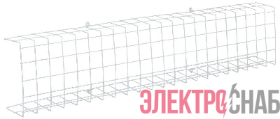 Решетка защитная для LED ДВО 1260х270х95мм бел. IEK LT-DVO0D-R-1260-K01