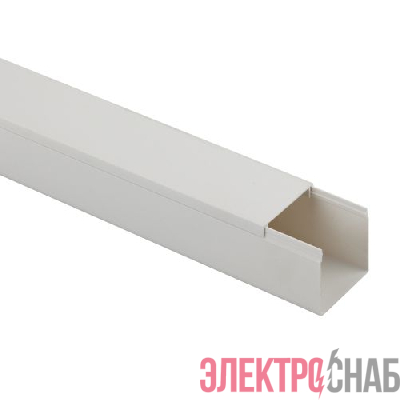Кабель-канал 40х40 L2000 бел. KK-W-40-40 Эра Б0031137