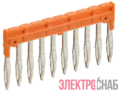 Перемычка гребенчатая для CP 1.5кв.мм 10PIN IEK YCT20-00-K03-001-EC-10P