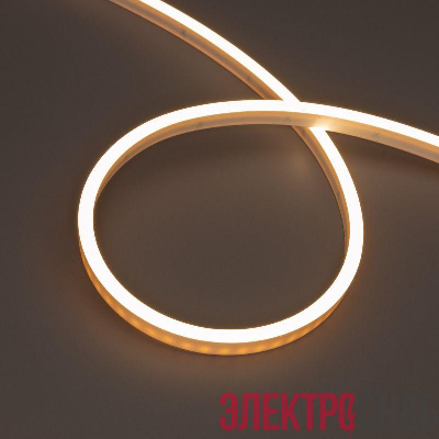 Лента светодиодная WAVE-SIDE-PU-A120-06x12mm 24В Warm 3000К 8Вт/м IP68 wire x1 вывод боков. герметичная (уп.3м) Arlight 052589