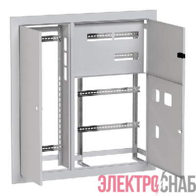 Щит этажный 3кв. слаботочка слева (1000х950х160) Basic EKF mb28-v-3z