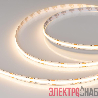 Лента светодиодная COB-X544-8mm 24V Warm 3000К 11.5Вт/м IP20 (уп.5м) Arlight 031900(3)