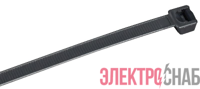 Хомут 7.6х365мм P6.6 стандартный черн. (уп.100шт) IEK UHH30-D076-365-100-K02