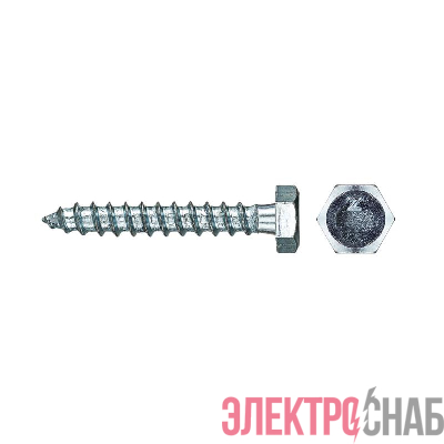 Болт сантехнический 6х40 DIN 571 оцинк. (уп.4шт) Tech-Krep/Zitar 102580